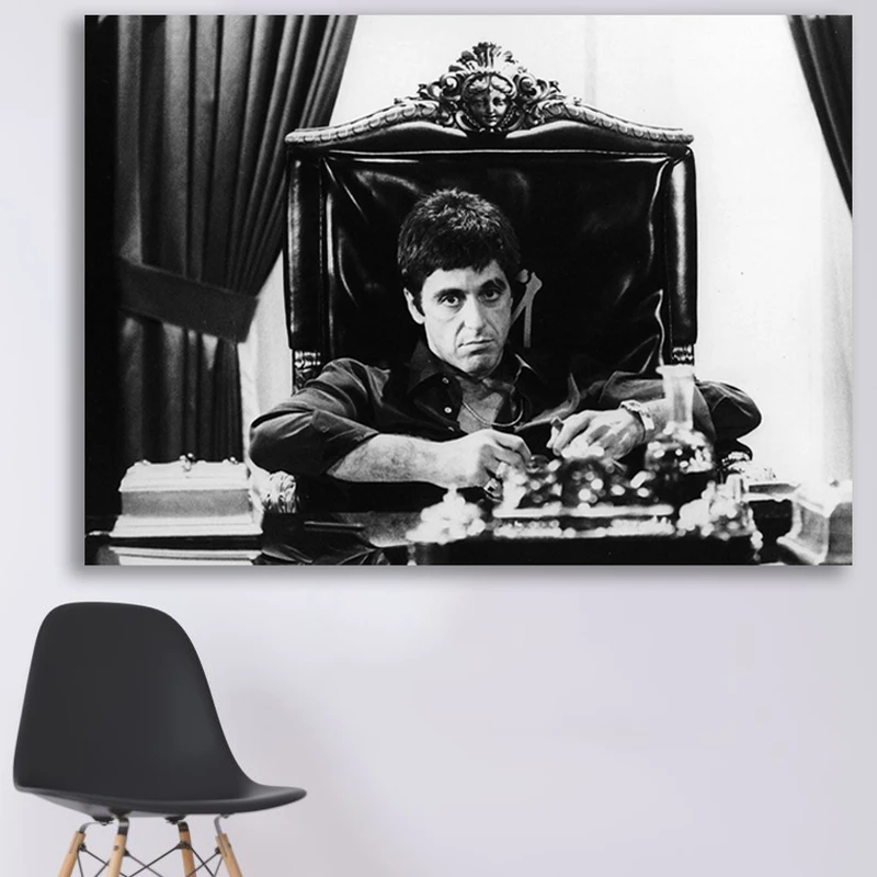 تابلو شاسی گالری استاربوی طرح فیلم Scarface مدل Al Pacino 1