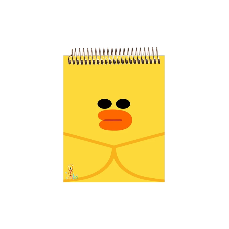 دفتر نقاشی 50 برگ بانیبو مدل جوجه اردک کد 596