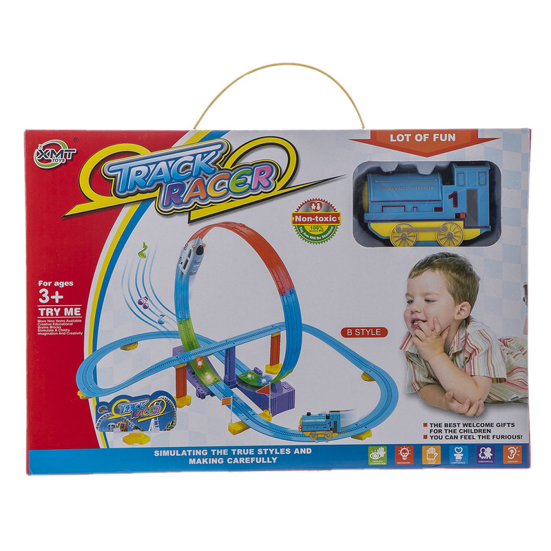 قطار اسباب بازی مدل TRACK RACER کد 9906A
