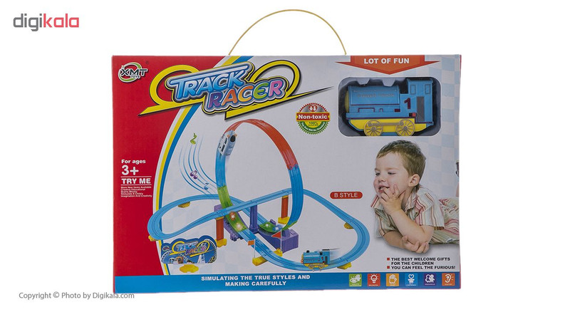 قطار اسباب بازی مدل TRACK RACER کد 9906A
