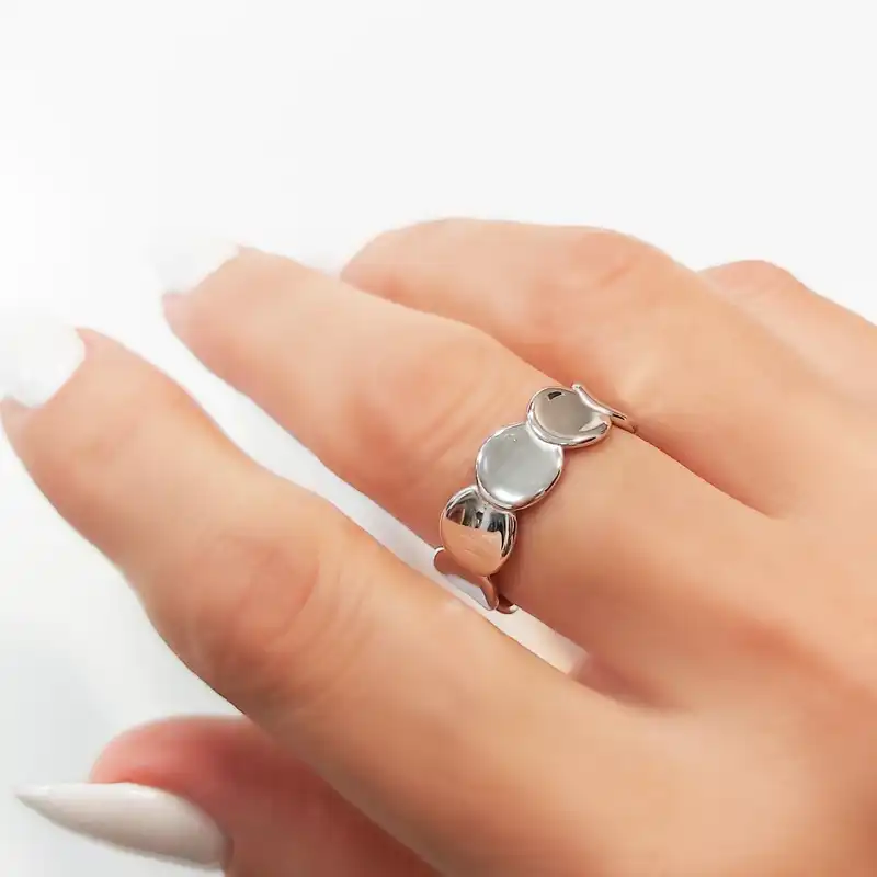 انگشتر نقره زنانه اقلیمه مدل AN134