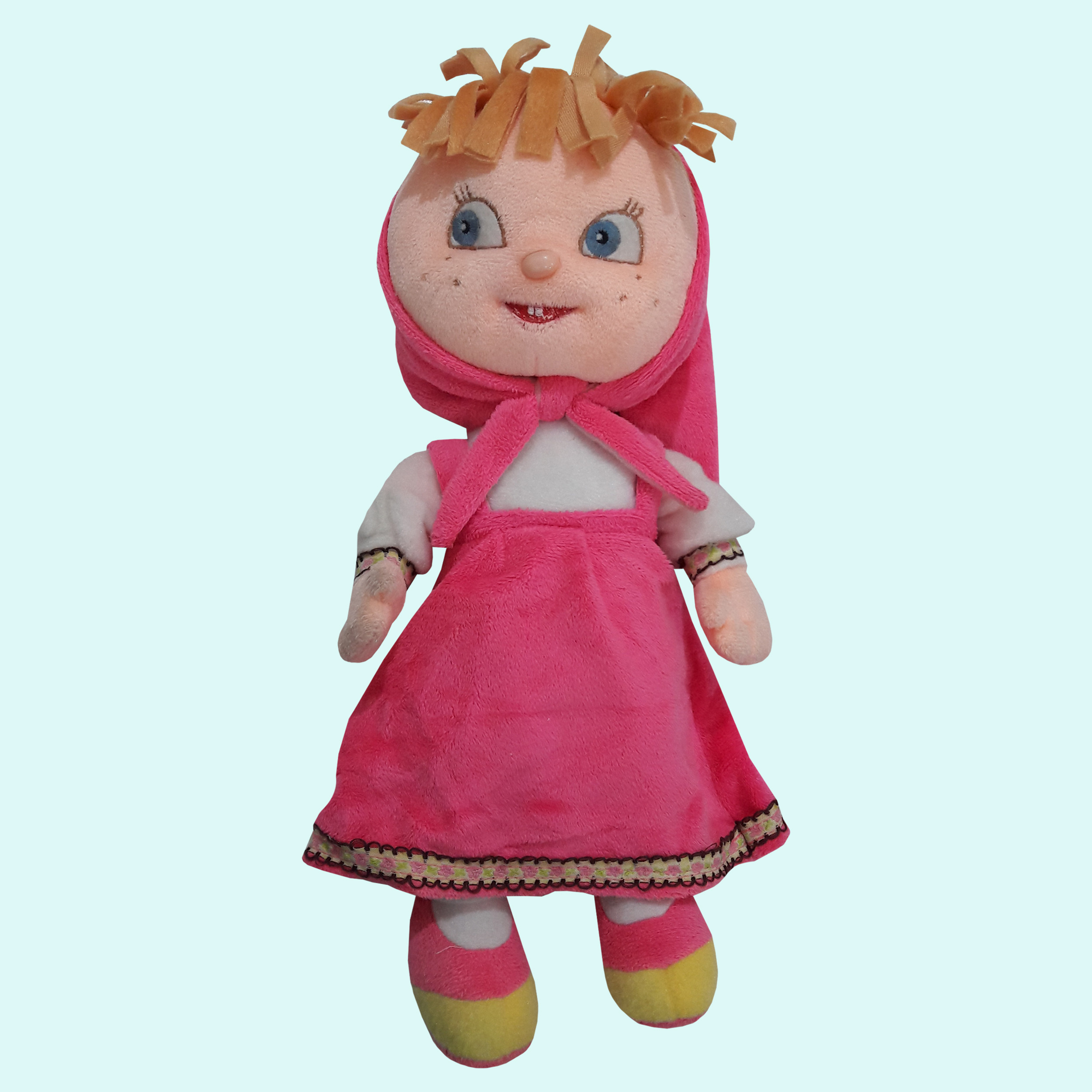 عروسک مدل شخصیت ماشا کد 189 ارتفاع 34 سانتی متر بسته 2 عددی