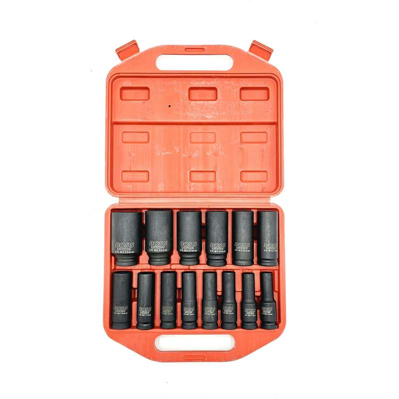 سری آچار بکس بلند باس مدل CR_MO کد LIFE_STYLE مجموعه 14 عددی