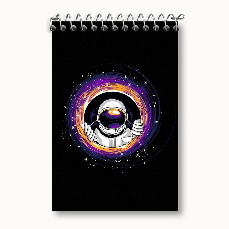 دفتر یادداشت 50 برگ خندالو طرح فضانورد کد N3852