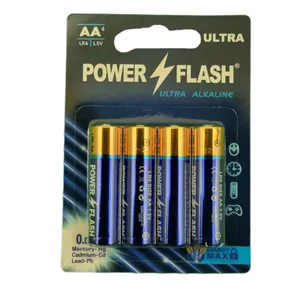 باتری قلمی پاورفلش مدل الترا آلکالاین بسته ۴ عددی