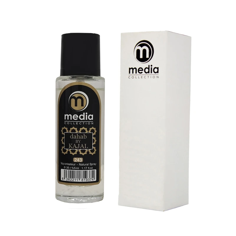 عطر جیبی مردانه مدیا مدل Dahab by kajal با رایحه گرم حجم 35 میلی‌لیتر