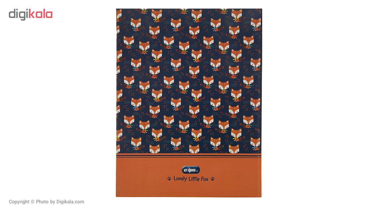 دفتر کلاسوری کلیپس مدل 00353 Lovely Little Fox