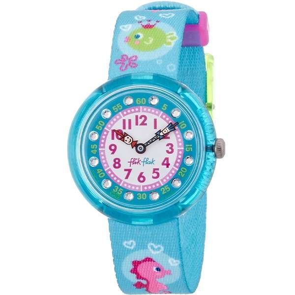 ساعت مچی عقربه ای بچه گانه فلیک فلاک FBNP001 ساعت مچی عقربه ای بچه گانه فلیک فلاک FBNP001