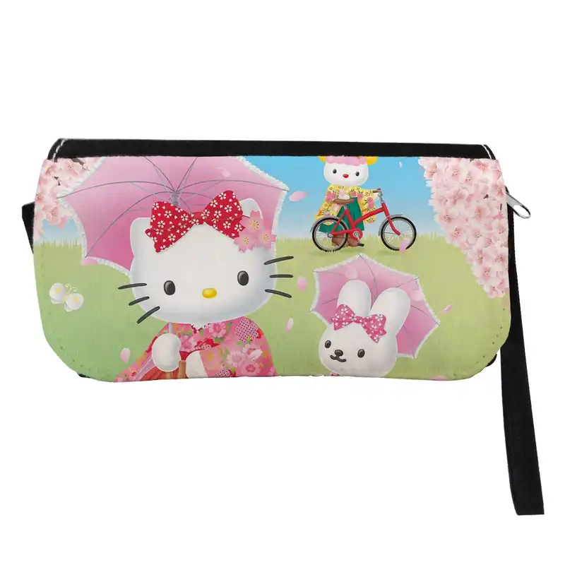 جامدادی مدل دوزیپ طرح Hello Kitty کد NI799