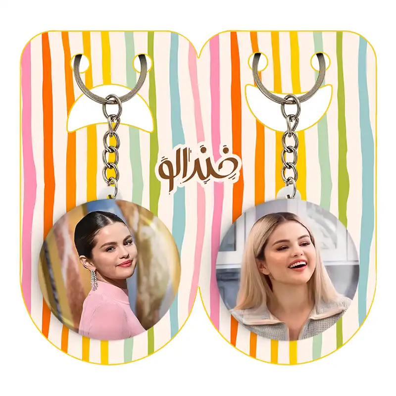 جاکلیدی خندالو مدل سلنا گومز Selena Gomez کد 1919319203 مجموعه 2 عددی