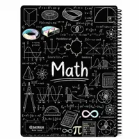 دفتر مشق 100 برگ سیمی سطریچ مدل ریاضی Math