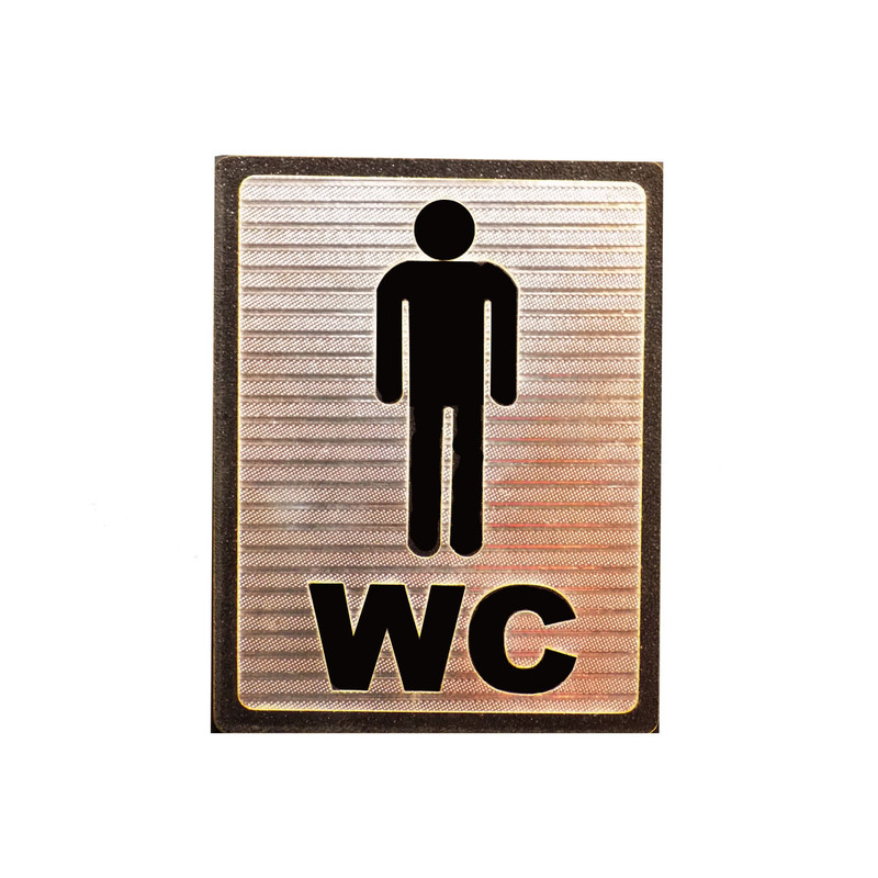 تابلو نشانگر دستشویی ویژه آقایان مدل STM27000