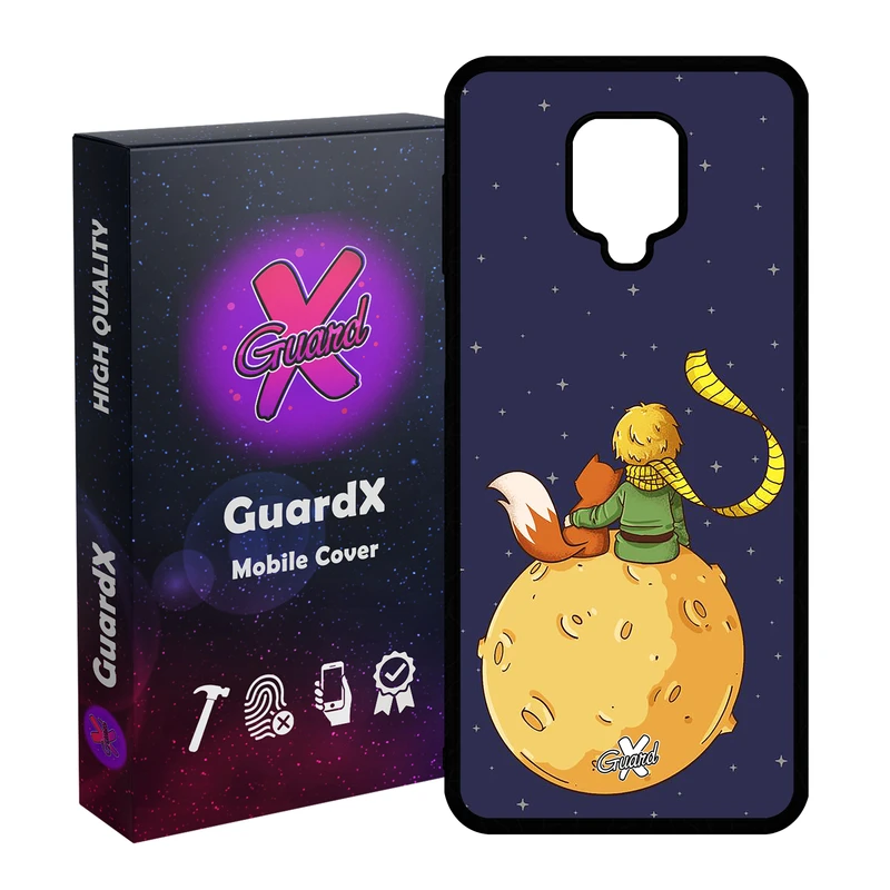 کاور گارد ایکس طرح Little Prince مدل Glass10003 مناسب برای گوشی موبایل شیائومی Redmi Note 9S / Note 9 Pro / Note 9 Pro Max