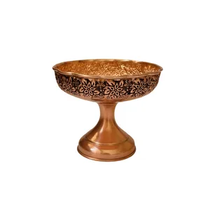 آجیل خوری مسی مدل آفتابگردان تک پایه کد ZH320.10 