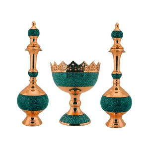 ست سه تکه آجیل خوری و تنگ گیلاسی فیروزه کوبی حامد کریمی کد hf113-128