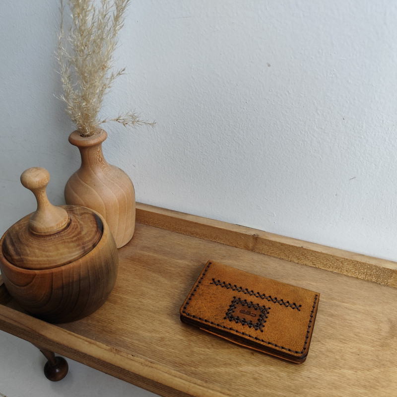 جاکارتی مردانه مدل دو لتی چرم طبیعی بزی JK-10