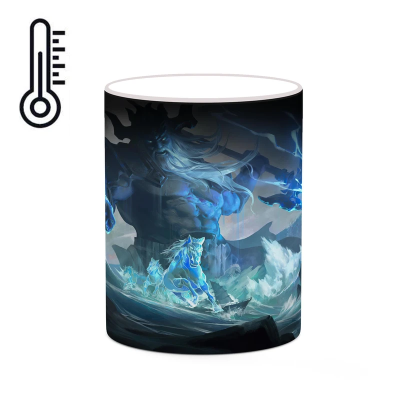 ماگ حرارتی کاکتی طرح گاد آف وار God Of War مدل mgh41019