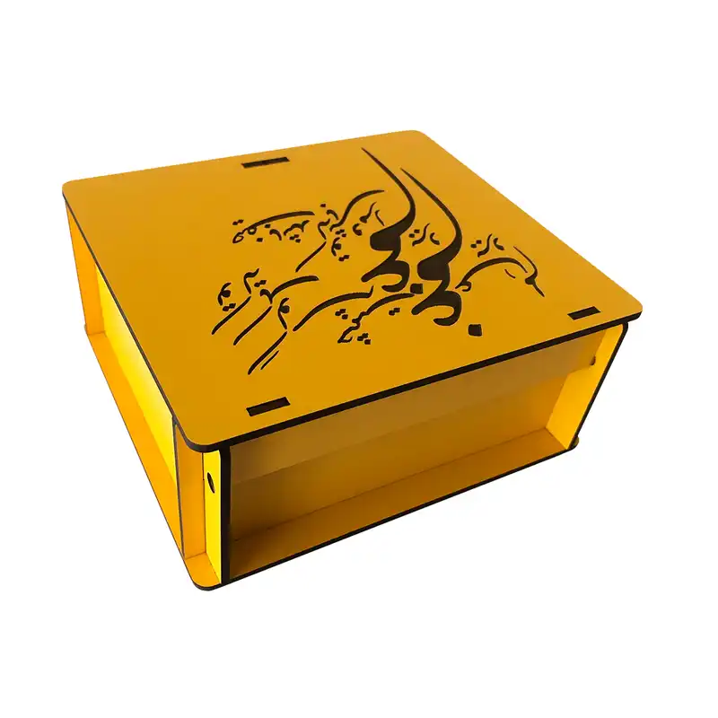 جعبه هدیه چوبی مدل j155