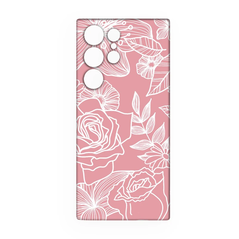 کاور مدل گل کد 083 مناسب برای گوشی موبایل سامسونگ galaxy s24 ultra