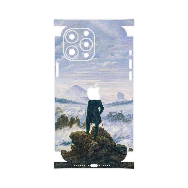 برچسب پوششی ماهوت مدل Wanderer above the Sea of Fog-FullSkin مناسب برای گوشی موبایل اپل iPhone 13 Pro Max
