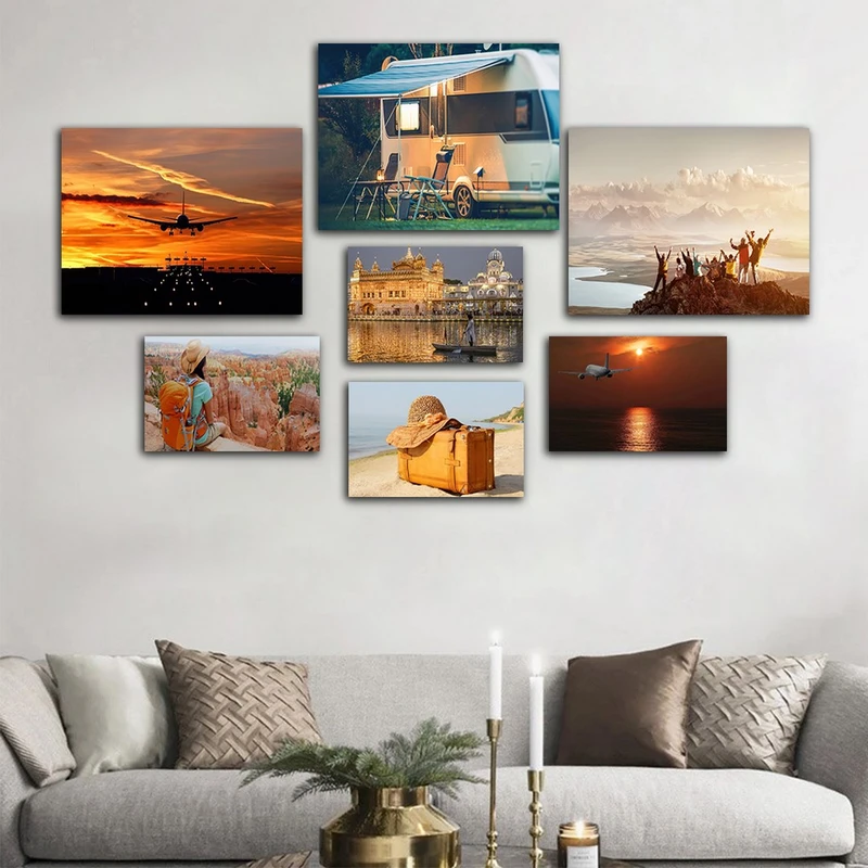 تابلو شاسی بکلیت طرح کمپینگ و مسافرت مدل SH-905 مجموعه 7 عددی