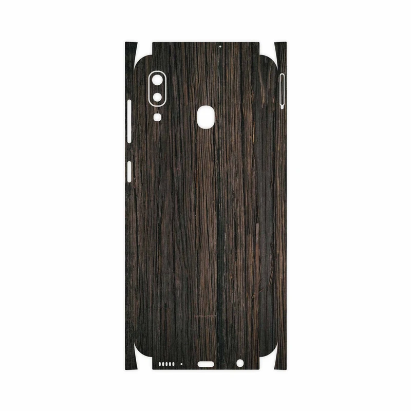 برچسب پوششی ماهوت مدل Burned Wood-FullSkin مناسب برای گوشی موبایل سامسونگ Galaxy A20