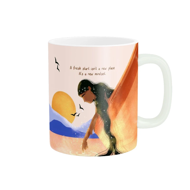 ماگ سرامیکی  مدل دسته دار کد AF5