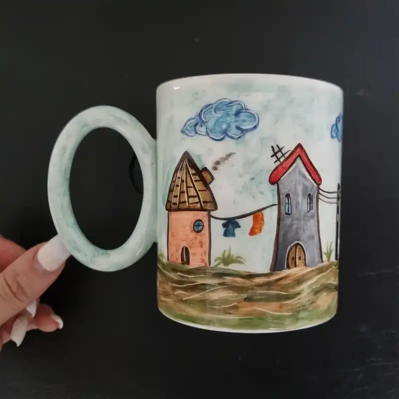 ماگ سرامیکی مدل شهر قصه