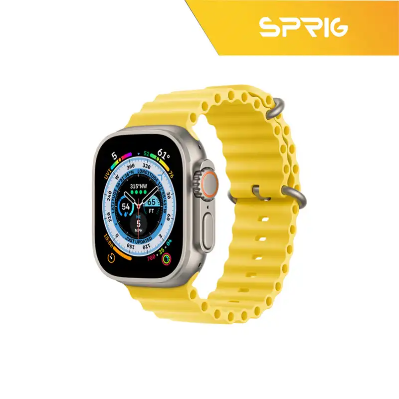 بند اسپریگ مدل Ocean مناسب برای اپل واچ Series 4 44mm