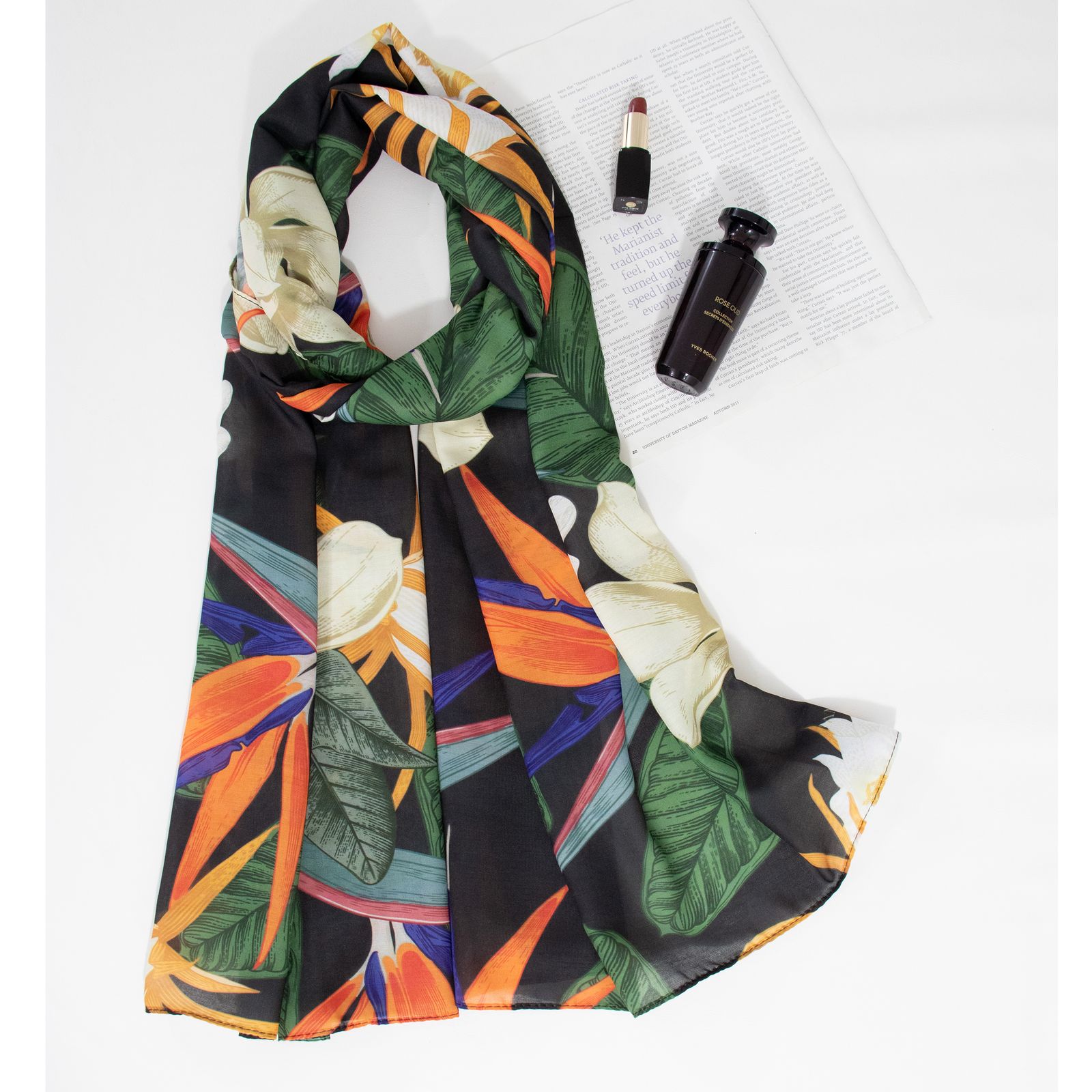 شال زنانه مدل نخی بهاره جدید مزونی کد ana-1419 -  - 4