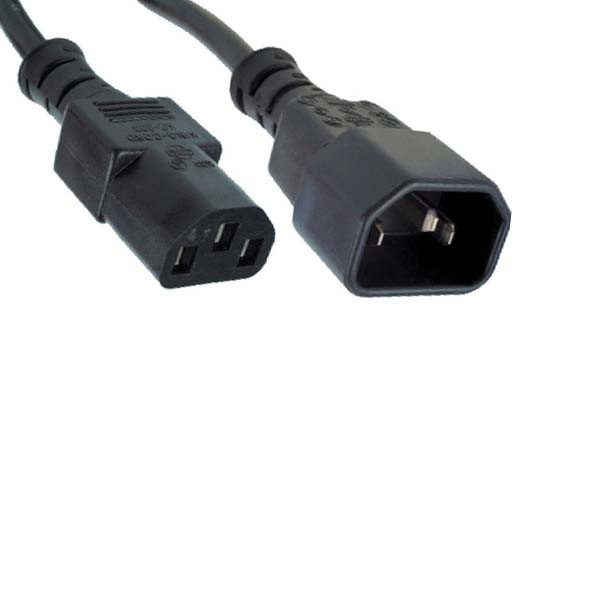 کابل برق بک تو بک بافو مدل 3x1.5 mm-C14-C13 به طول 1 متر