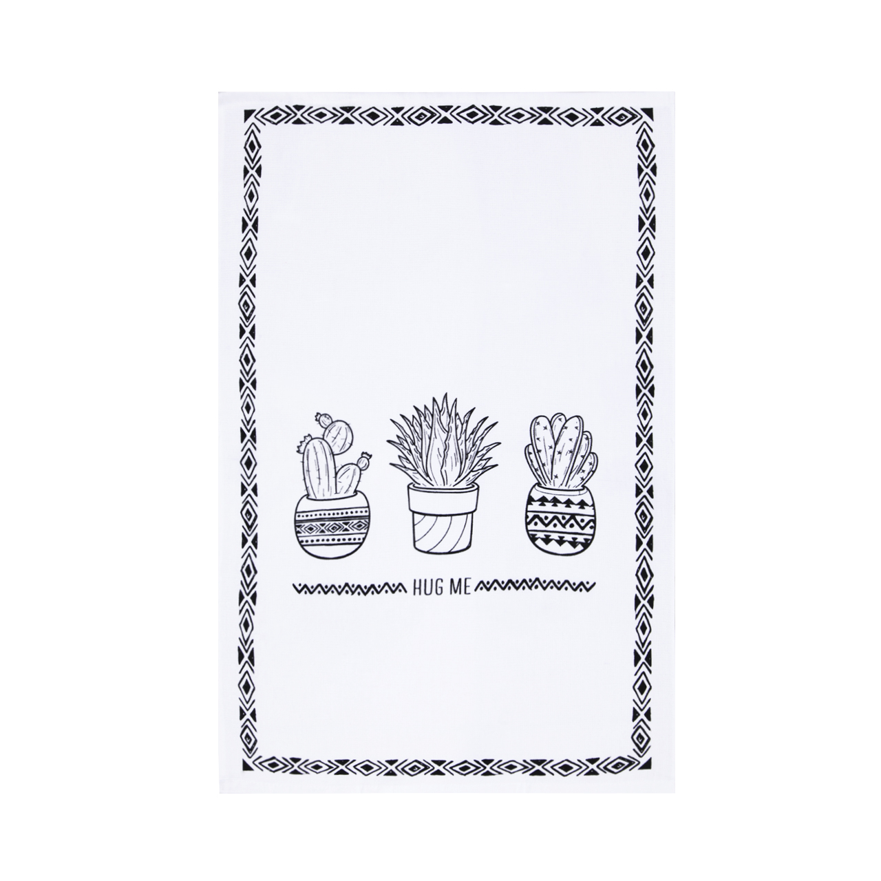 دستمال آشپزخانه طرح Cactus