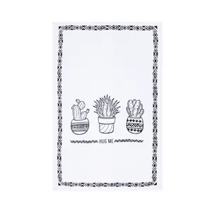 دستمال آشپزخانه طرح Cactus