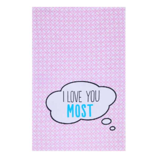 دستمال آشپزخانه طرح I Love You
