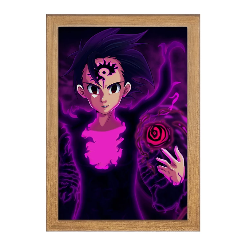 تابلو خندالو مدل زلدریس انیمه هفت گناه کبیره  کد 17522