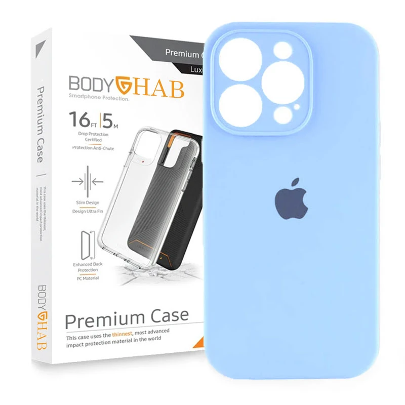 کاور بادی قاب مدل سیلیکونی پاک کنی طرح silic-16promax مناسب برای گوشی موبایل اپل Iphone 16 PROMAX