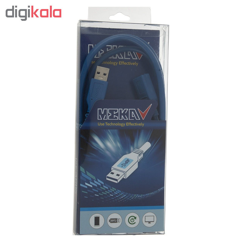 کابل افزایش طول USB 3.0 مکا مدل MUE4 به طول 3 متر