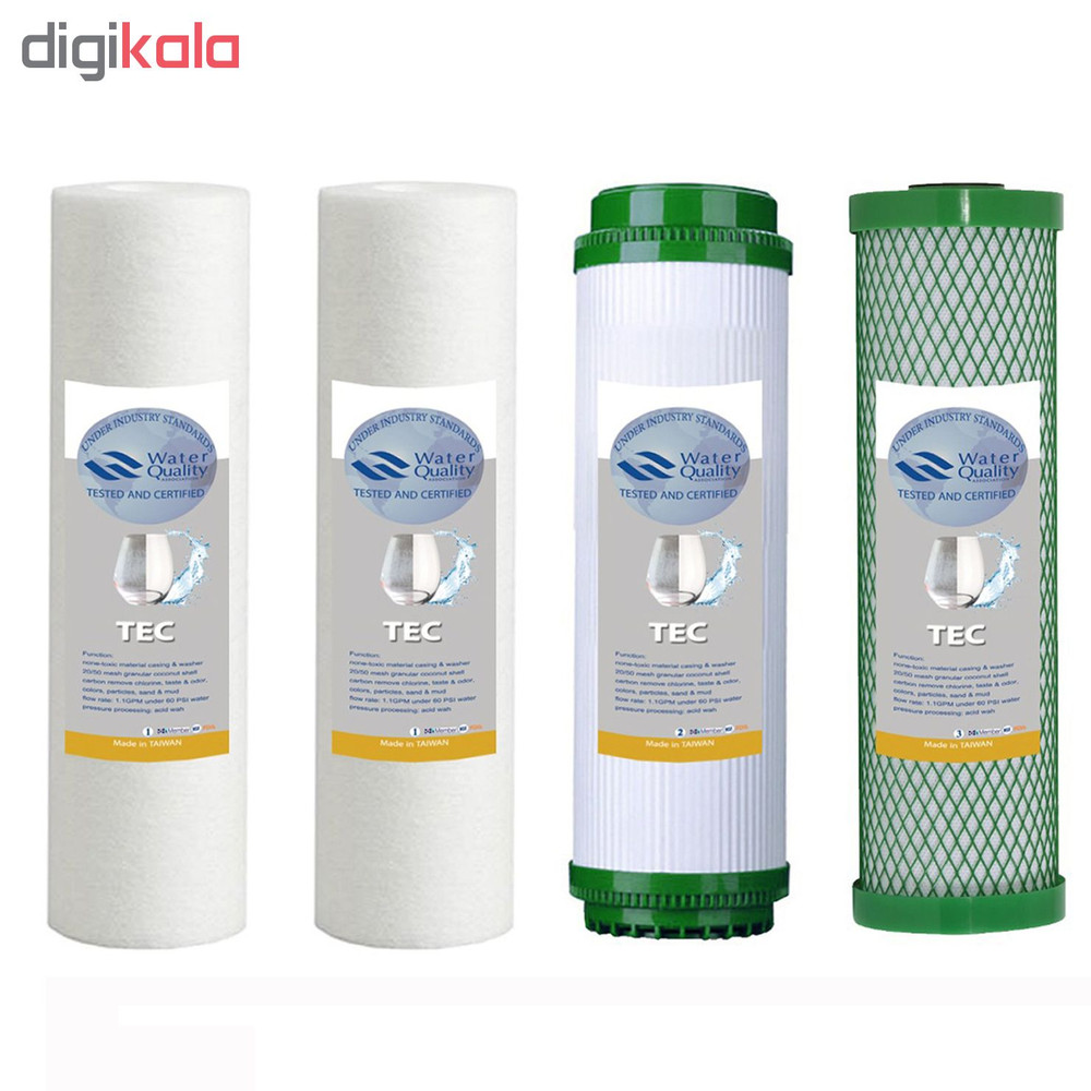 فیلتر دستگاه تصفیه آب تک مدل EXTRA PP-1 مجموعه چهار عددی فیلتر دستگاه تصفیه آب تک مدل EXTRA PP-1 مجموعه چهار عددی