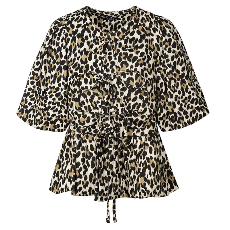 شومیز آستین سه ربع یقه گرد زنانه مدل SB-SS-304466