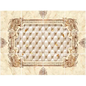 تایل سقفی آسمان مجازی طرح قاب منبت کد 3D1851-12 سایز 60x60 سانتی متر مجموعه 12عددی