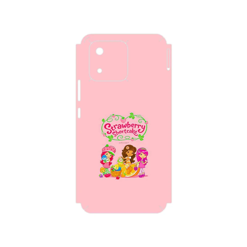 برچسب پوششی ماهوت مدل Strawberry Shortcake مناسب برای گوشی موبایل آنر X5