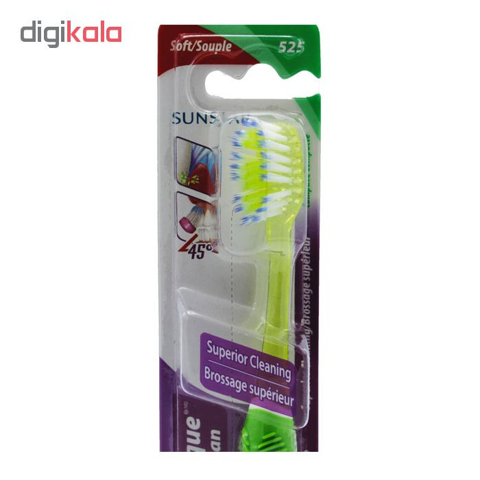 مسواک جی یو ام مدل Technique Deep Clean با سر کوچک