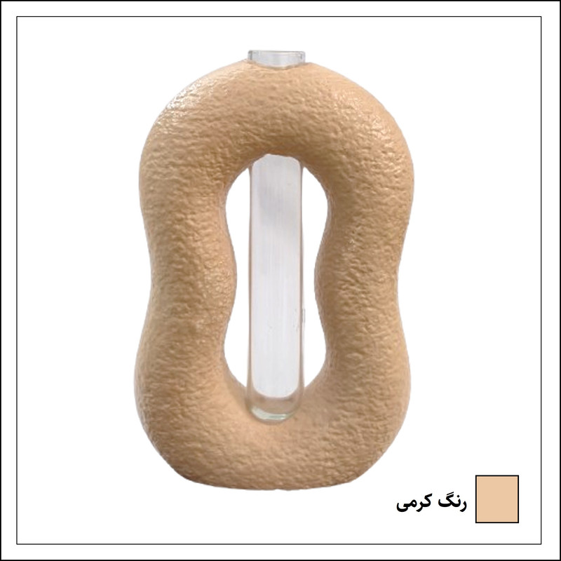 گلدان سنگی سنگ مصنوعی مدل گل‌جا کوچک