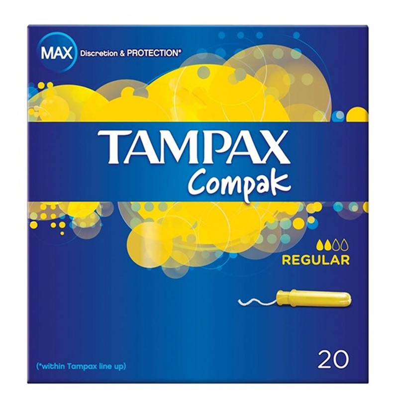 تامپون تامپکس مدل Compak Regular بسته 20 عددی