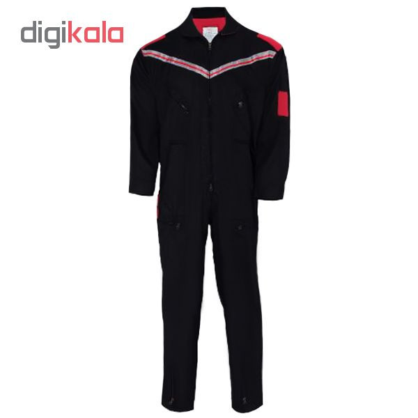 لباس کار یکسره طرح کانادایی سبلان مشکی