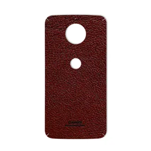 MAHOOT Natural Leather Cover Sticker for Motorola G5S Plus