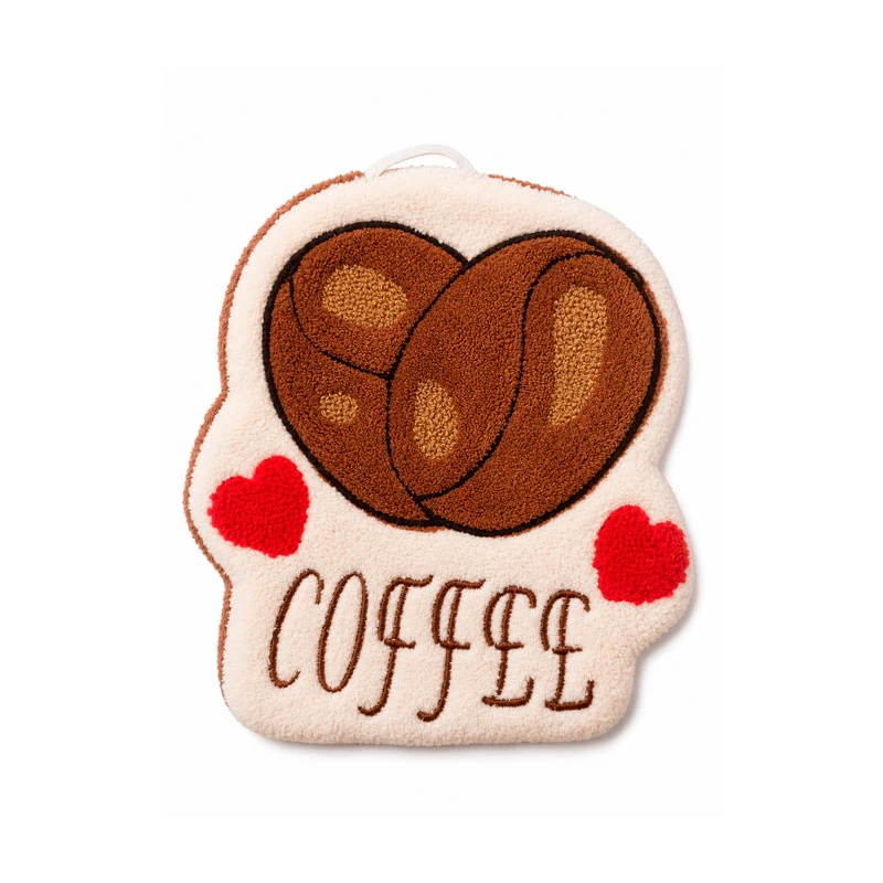 دستمال رطوبت گیر خانه و آشپزخانه حوله ای مدل پولیشی طرح coffee 2
