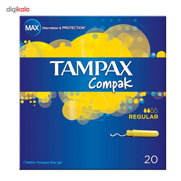 تامپون تامپکس مدل Compak Regular بسته 20 عددی