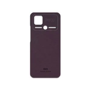 MAHOOT Purple-Leather Cover Sticker for Xiaomi Poco C40
