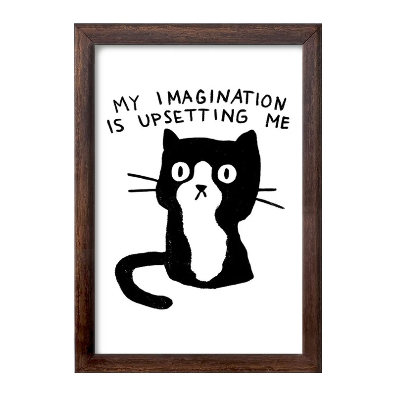 تابلو خندالو طرح گربه خلاق کد 29316